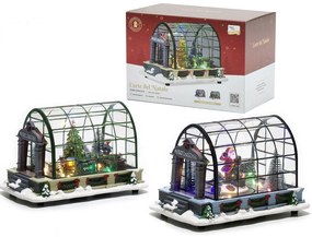 Χριστουγεννιάτικο Σκηνικό Με Φως, Ήχο Και Κίνηση 22x14x15cm Σε 2 Σχέδια