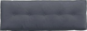 vidaXL Μαξιλάρι Πλάτης Σκούρο Γκρι 140 x 50 x 19 cm