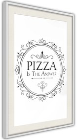 Αφίσα - Pizza - 40x60 - Χρυσό - Χωρίς πασπαρτού