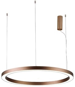 Φωτιστικό Οροφής Choco 4244600 Φ780 Led Brown Viokef Metal