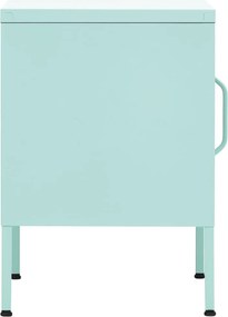 vidaXL Κομοδίνο Χρώμα Μέντας 35 x 35 x 51 εκ. από Ατσάλι