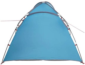 vidaXL Σκηνή Μπλε 370 x 230 x 185 εκ. Πολυέστερ και υαλοβάμβακας