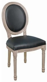 Καρέκλα Jameson Ε752,3P 49x55x95cm Black Σετ 2τμχ Ξύλο,Τεχνόδερμα