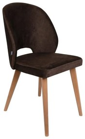 Καρέκλα τραπεζαρίας Fylliana New Bella Ύφασμα Καφέ 48x56x85 εκ. 2αδα 48x56x85 εκ.