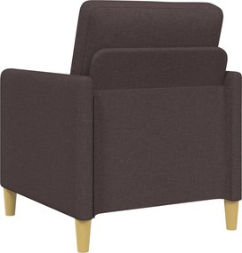 vidaXL Σαλονάκι Σετ Με Αποθηκευτικό Χώρο 2 pcs Σκούρο Καφέ Πολυεστέρας
