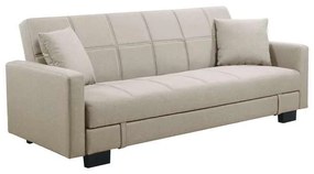 Καναπές Κρεβάτι KELSO Ύφ.Cappuccino/Αποθ.Χώρος 197x81x80cm Bed:105x176x38cm