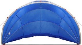vidaXL Θόλος πισίνας 500 x 500 x 236 εκ. Αζούρ Μπλε