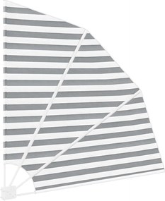 vidaXL Αδιάφανο σκίαστρο μπαλκονιού Γκρι και Λευκό 140 x 140 cm