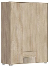 Ντουλάπα Bruse μελαμίνη σε sonoma-oak απόχρωση 148.5x56.5x203.2εκ 148.5x56.5x203.2 εκ.