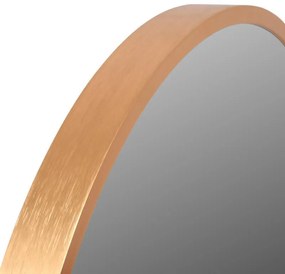 Καθρέπτης Τοίχου Fylliana Στρογγυλός Χρυσό 50x3x50 εκ. 50x3x50 εκ.
