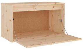 vidaXL Ντουλάπι Τοίχου 60 x 30 x 35 εκ. από Μασίφ Ξύλο Πεύκου