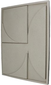 Διακοσμητικό Τοίχου ArteLibre Μπεζ Polyresin 49.5x4.5x69.5cm