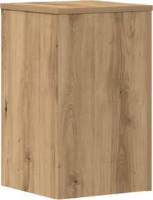 vidaXL Βάσεις Φυτών 2 τεμ. Αρτισιανή Δρυς 30x30x50 εκ. Επεξ. Ξύλο