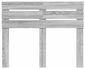 vidaXL Κεφαλάρι Γκρίζο Σονομα 120 cm Επεξεργασμένο ξύλο