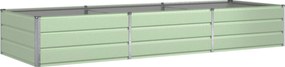 vidaXL Γλάστρα Παστέλ Πράσινο 290 x 100 x 45 εκ Επικαλυμμένος Χάλυβας