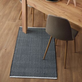 Χαλί Διαδρόμου (70x140) Kentia Loft Santino 30 Black