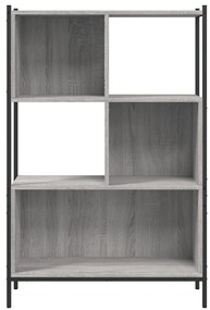 vidaXL Βιβλιοθήκη Γκρι Sonoma 72x28x109 εκ. από Επεξεργασμένο Ξύλο