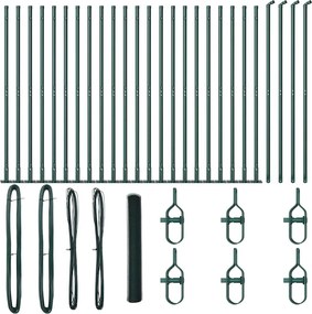 vidaXL Στύλος Περιφράξεων Πράσινο 50 x 1,2 μ (25 μμ πλέγμα)