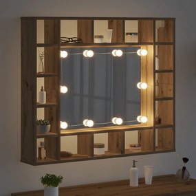 vidaXL Φώτα Καθρέφτη 12 pcs Λευκό 4.5 x 4.5 x 4.8 εκ Πλαστικό