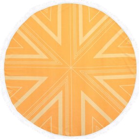 Πετσέτα Θαλάσσης Στρογγυλή Sunscape Mirage 00-23287 150cm Orange Estia Θαλάσσης 150cm Microfiber
