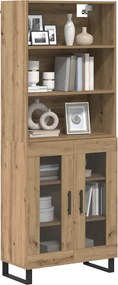 vidaXL Highboard 2 pcs Artisan Oak 69,5 x 34 x 180 εκ.