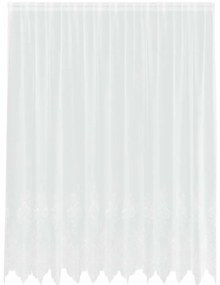vidaXL Κουρτίνες με κουρτίνες Λευκό 300 x 200 cm Πολυεστέρας
