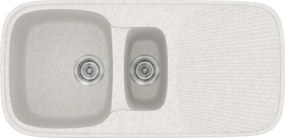 Sanitec Classic 301 (97×50) - Γρανιτένιος νεροχύτης - Metallic ICE