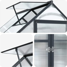 vidaXL Θερμοκήπιο Κήπου 183,5 x 123 x 207 εκ.