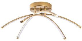 Φωτιστικό Οροφής - Πλαφονιέρα Ledbanana 119FRS1554 57x57x20cm Led 28W 3000K Gold Opviq