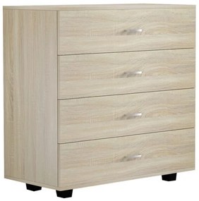ΣΥΡΤΑΡΙΕΡΑ ΜΕΛΑΜΙΝΗΣ ME 4 ΣΥΡΤΑΡΙΑ SONOMA HM8996.01 80x40x83Yεκ.