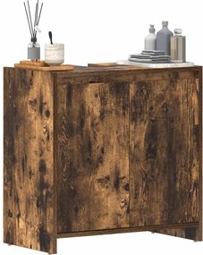 vidaXL Ντουλάπι Μπάνιου Καπνιστή Δρυς 60x33x61 εκ. Επεξεργασμένο Ξύλο