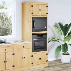 vidaXL Ντουλαπιού (Cabinet) SKI Μέλι Καφέ 66 x 58 x 207 εκ