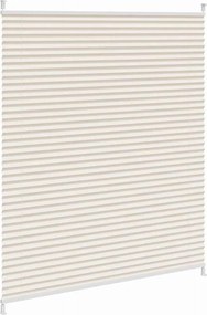vidaXL Πλισέ ρόλερ σκίασης 110x100cm Κρεμ