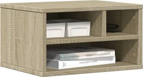 vidaXL Βάση Εκτυπωτή Sonoma Δρυς 40x32x22,5 εκ. από Επεξεργασμένο Ξύλο