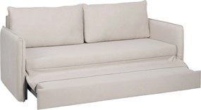 Καναπές Μπεζ πολυεστέρας λινό 210 x 93 x 95 cm