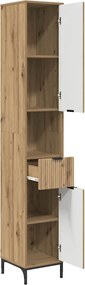 vidaXL Ντουλάπι Μπάνιου Artisan Oak 31,5 x 33 x 190 εκ.