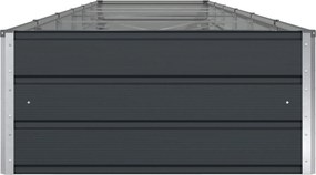 vidaXL Γλάστρα Ανθρακί 580 x 100 x 45 εκ Επικαλυμμένος Χάλυβας