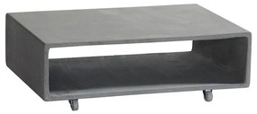 CONCRETE Τραπεζάκι Σαλονιού Cement Grey 75x50x20cm Ε6210