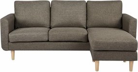 Καναπές γωνιακός Nextdeco Flex καφέ Υ83x197x137εκ