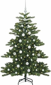 vidaXL Τεχνητό Χριστουγεννιάτικο Δέντρο με Άξονα Πράσινο 150 cm