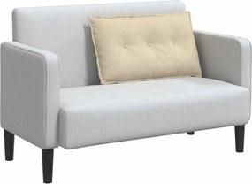 vidaXL Μαξιλάρι Πλάτης Κρεμ 80 x 19 x 50 εκ ύφασμα