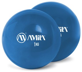 AMILA Palm Ball Two-Pack 1,0Kg Μπλε (96717)
