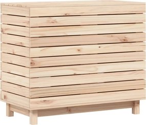 vidaXL Καλάθι Ρούχων 88,5 x 44 x 76 εκ. από Μασίφ Ξύλο Πεύκου