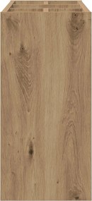 vidaXL Σχέδιο &amp; βάση αποθήκευσης Artisan Oak 65 x 24 x 50 εκ