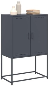 vidaXL Ντουλάπι Ανθρακί 68,5x38,5x107 εκ. από Ατσάλι