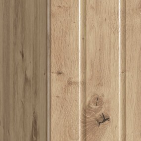vidaXL Κομοδίνο 2 τμχ. Artisan Δρυς 43 x 34,5 x 52 εκ