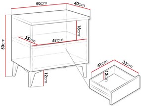 Βοηθητικό τραπεζάκι Aurora-Mpez Gualistero