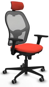 Καρέκλα γραφείου με κεφαλάρι Jorquera Piqueras y Crespo 3D036G2 Σκούρο Πορτοκαλί