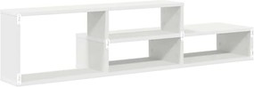 vidaXL ΡάφιΤηλεόρασηςΤοίχου 120x25x28,5εκ Επεξεργασμένο ξύλο
