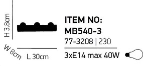 Απλίκα Τοίχου Homelighting Tube Wall 77-3208